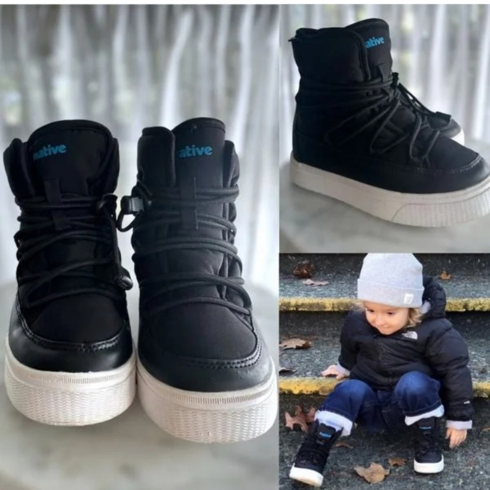 Native Chamonix Kids Winter Warm Boots Size US C9/EURO 25